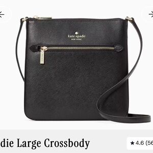 Kate Spade Black Leather Crossbody Bag